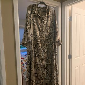 Joanna Hope snakeskin maxi dress!